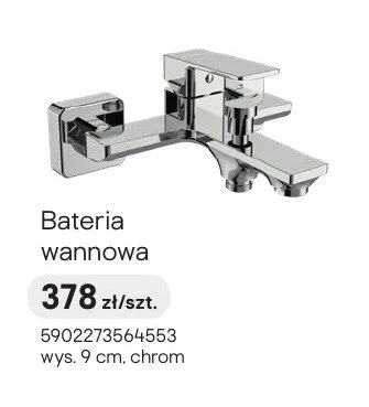 Bateria wannowa Valvex Harris wys. 9 cm chrom promocja w Castorama