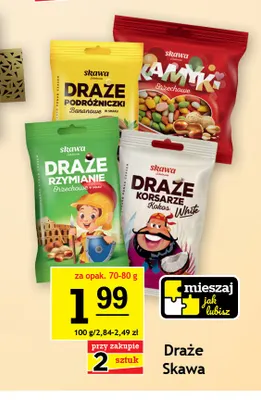 Draże Rzymianie orzechowe Skawa promocja w Gram Market