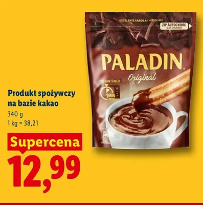 Produkt spożywczy na bazie kakao Paladin promocja w Lidl