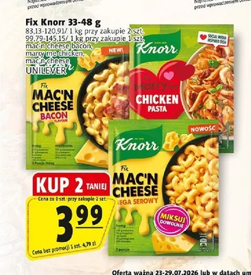 Fix Marry Me Chicken Pasta Knorr promocja w Prim Market
