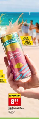Napój alkoholowy Smirnoff Miami Peach Lemon 5% promocja w Biedronka