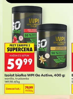 Izolat białka WPI Go Active wanilia promocja w Biedronka