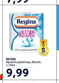 Ręcznik papierowy Regina Absorb promocja w Blue Stop