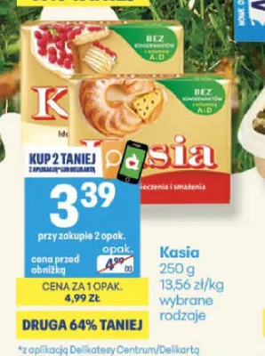 Margaryna Kasia promocja w Delikatesy Centrum