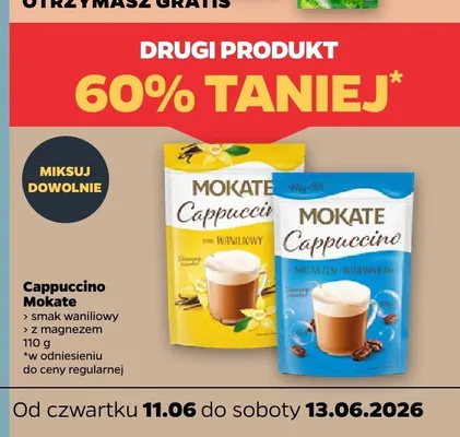 Cappuccino Mokate smak waniliowy promocja w Netto