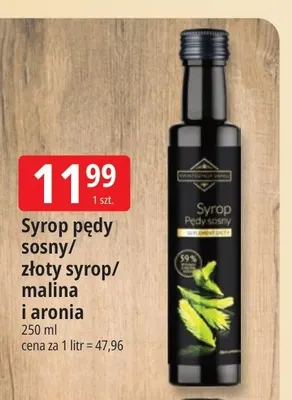 Syrop pędy sosny Kwintesencja Smaku promocja w Leclerc