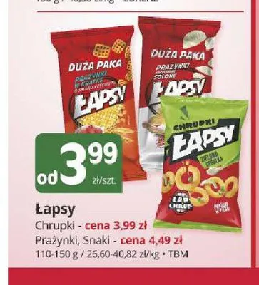 Chrupki Łapsy promocja w Marketvita
