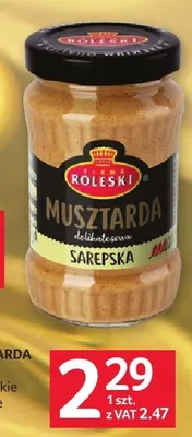 Musztarda Sarepska Roleski promocja w Selgros