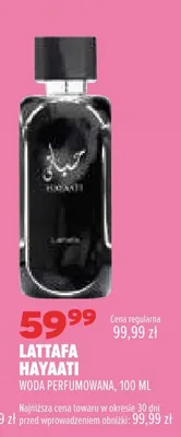Woda perfumowana Lattafa Hayaati promocja w Drogerie Natura