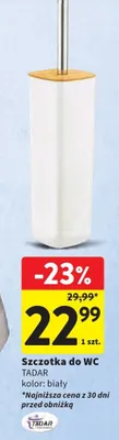 Szczotka do WC kolor: biały promocja w Intermarche