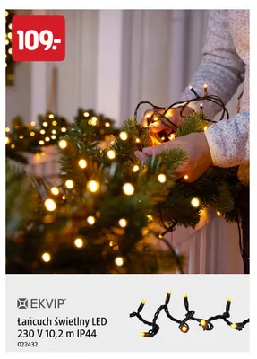 Łańcuch świetlny LED 10,2 m Ekvip promocja w Jula