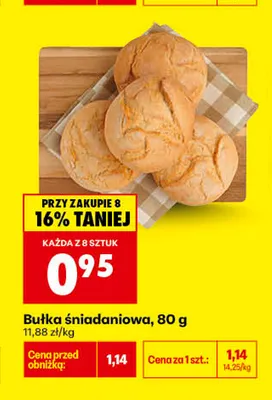 Bułka śniadaniowa promocja w Biedronka