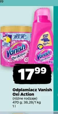 Odplamiacz Vanish Oxi Action promocja w Netto