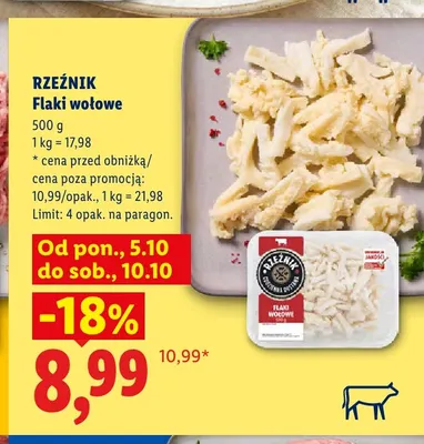 Flaki wołowe Rzeźnik promocja w Lidl