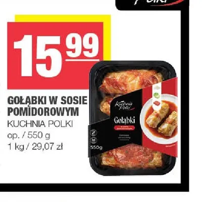 Gołąbki w sosie pomidorowym Kuchnia Polki promocja w SPAR