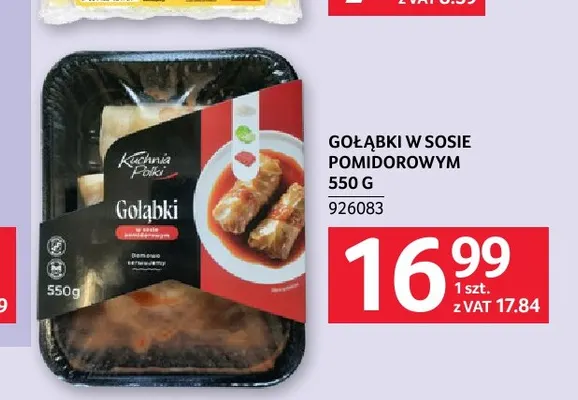 Gołąbki w sosie pomidorowym Kuchnia Polki promocja w Selgros