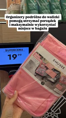 Organizery podróżne Smukee Home promocja w Biedronka