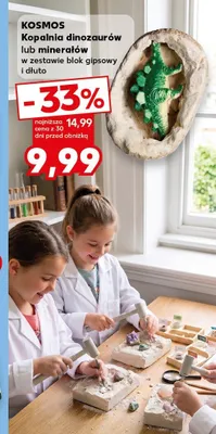 Kopalnia dinozaurów lub minerałów KOSMOS promocja w Kaufland