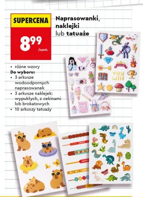 Naklejki wypukłe Kayet promocja w Biedronka