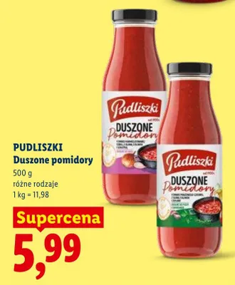 Duszone pomidory Pudliszki promocja w Lidl