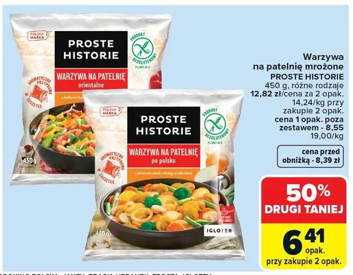 Warzywa na patelnię orientalne promocja w Carrefour Market