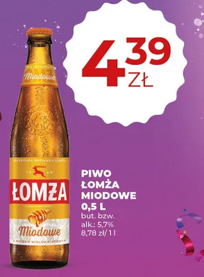 Piwo promocja w Duży Ben