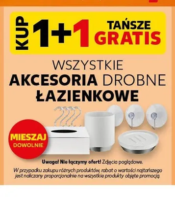 Akcesoria drobne łazienkowe promocja w Kaufland
