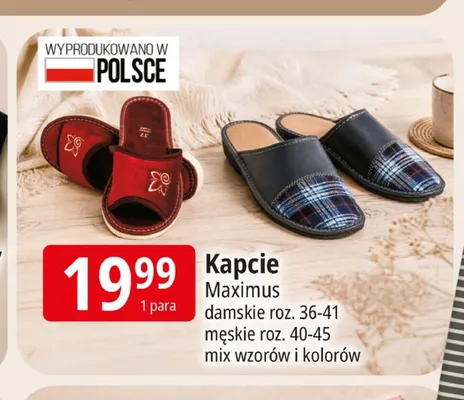 Kapcie Maximus promocja w Leclerc