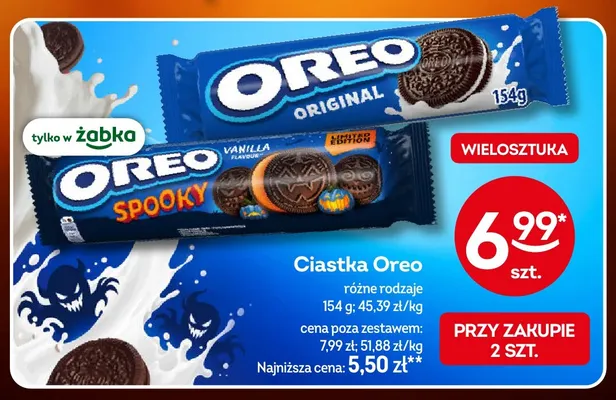 Ciastka Oreo Spooky promocja w Żabka