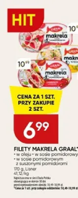 Filety z makreli w oleju Graal promocja w Chata Polska