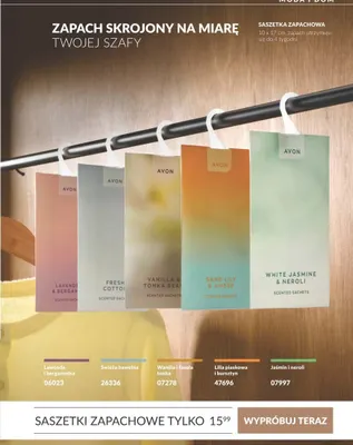 Saszetka zapachowa jaśmin i neroli Avon promocja w AVON