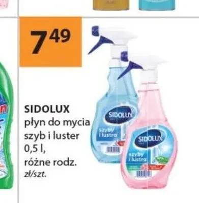 Płyn do mycia szyb i luster Sidolux promocja w Drogerie Laboo