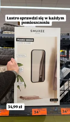 Lustro w ramie promocja w Biedronka