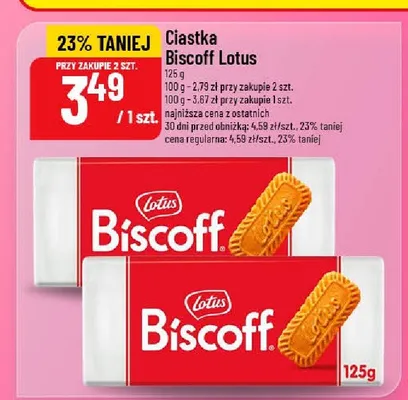 Ciastka Lotus Biscoff promocja w POLOmarket