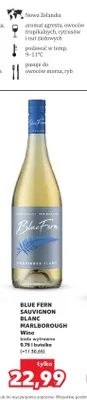 Wino białe wytrawne Blue Fern Sauvignon Blanc promocja w Kaufland