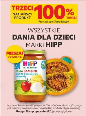 Dania dla dzieci wszystkie rodzaje promocja w Kaufland
