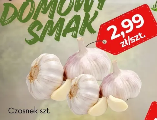 Czosnek promocja w emma MARKET