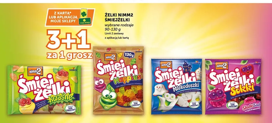 Żelki Nimm2 Śmiejżelki Sokki Słodki Sad promocja w Euro Sklep