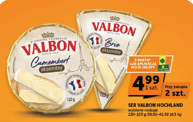 Ser Brie aksamitny Valbon promocja w ABC