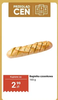 Bagietka czosnkowa promocja w Biedronka