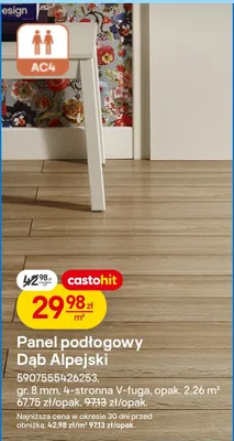 Panel podłogowy Dąb Alpejski promocja w Castorama