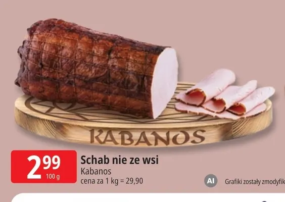 Schab nie ze wsi Kabanos promocja w Leclerc