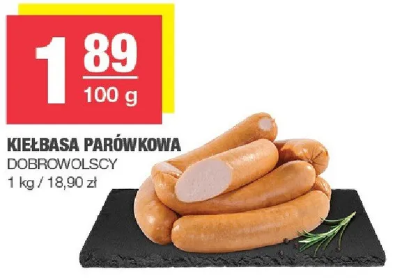 Kiełbasa parówkowa promocja w SPAR