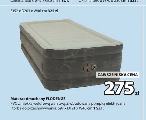 Materac dmuchany Flodenge 97x191x46 cm promocja w Jysk