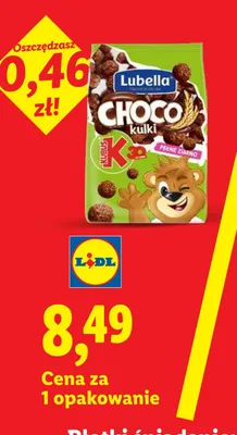 Płatki śniadaniowe Choco Kulki promocja w Lidl