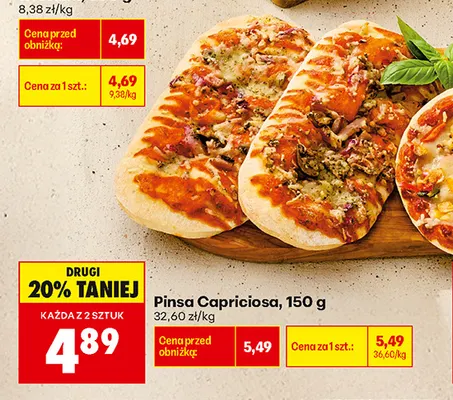 Pinsa Capriciosa promocja w Biedronka