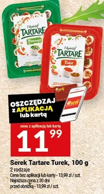 Serek Tartare Turek, 100 g promocja w Twój Market