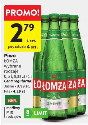 Piwo Jasne promocja w Intermarche