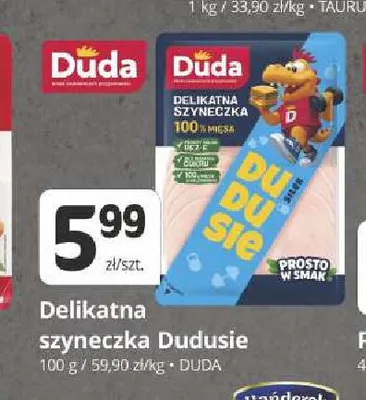 Delikatna szyneczka Dudusie Duda promocja w Marketvita