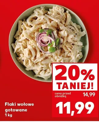 Flaki wołowe gotowane promocja w Kaufland